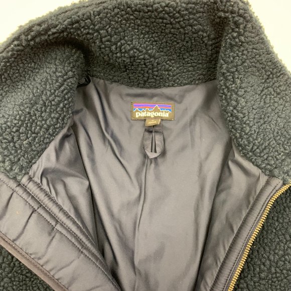 Patagonia Navy Blue Fleece Jacket - Picture 2 of 5
